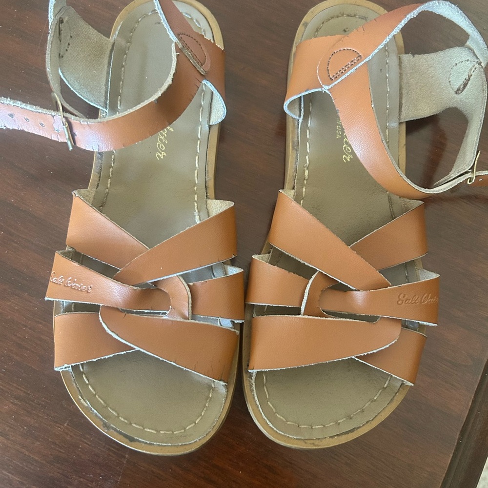 Stylish Brown Kids Saltwater Sandals